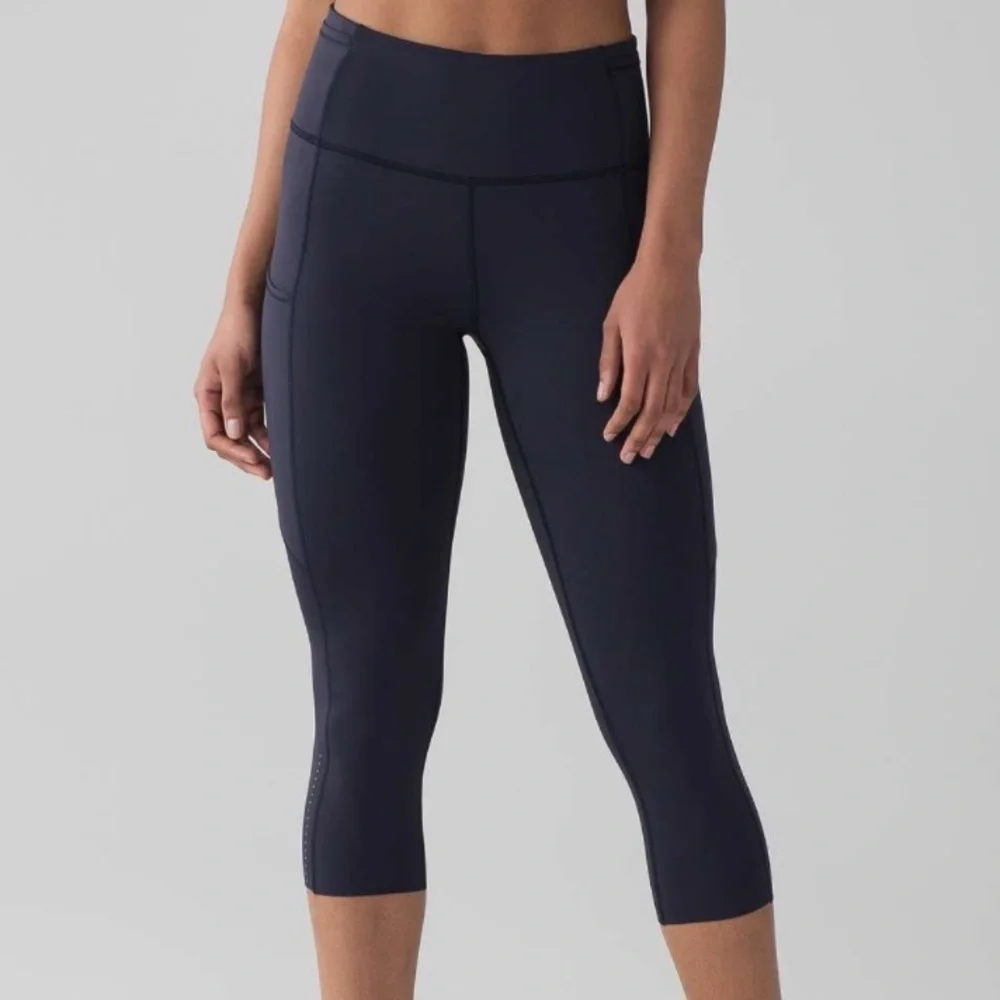 Lululemon Women’s Fast & Free Crop II Leggings Tights *Nulux 19